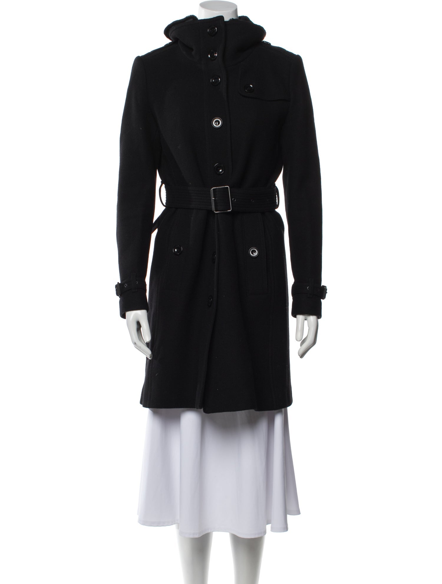 Burberry Brit Virgin Wool Trench Coat