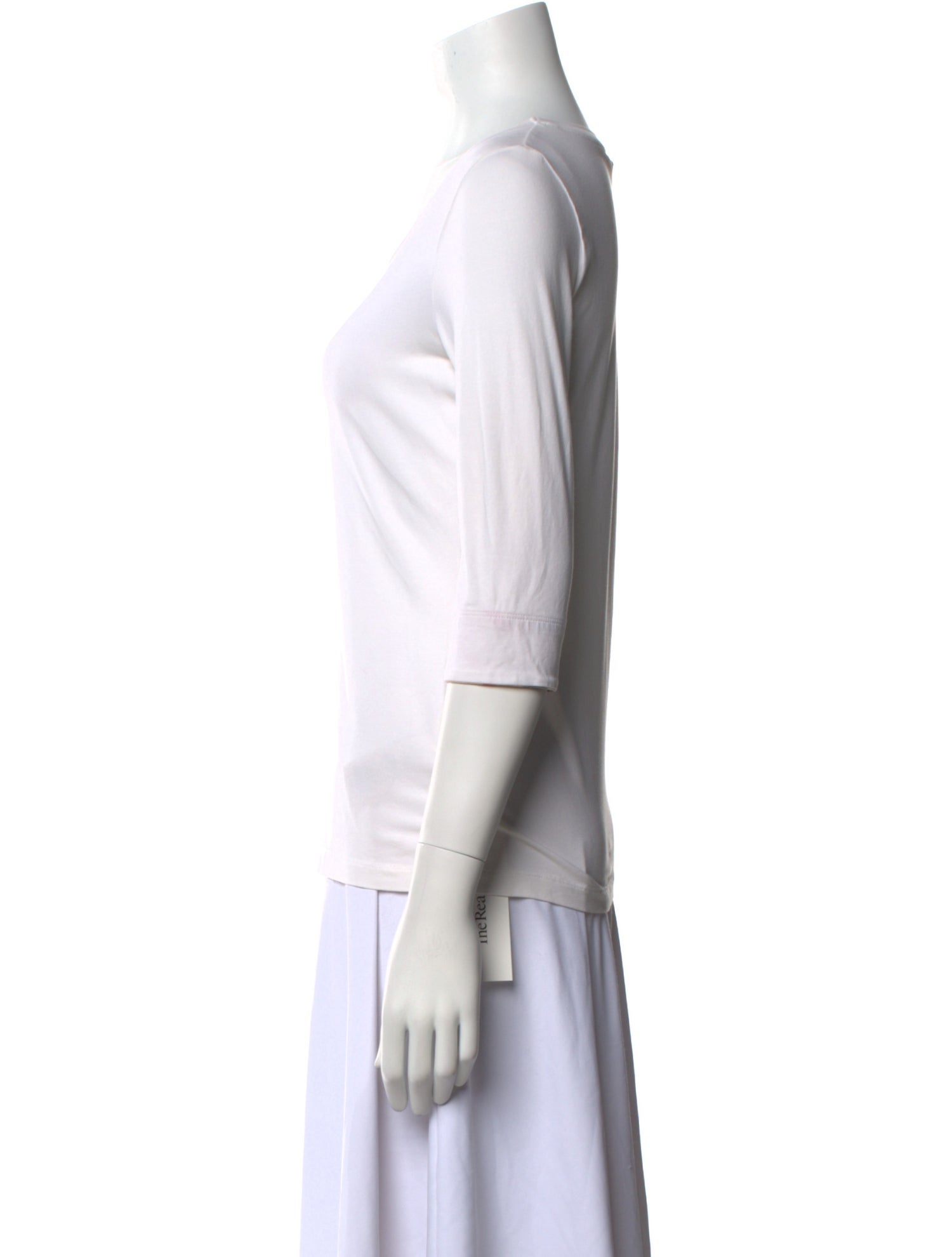 Burberry Brit Scoop Neck Three-Quarter Sleeve T-Shirt