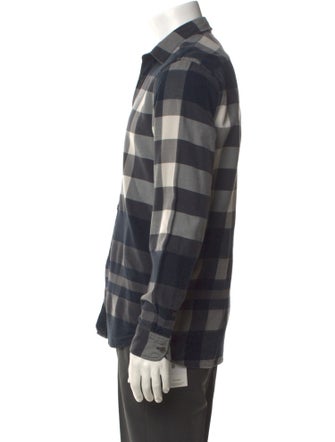 Burberry Brit Exploded Check Pattern Long Sleeve Shirt