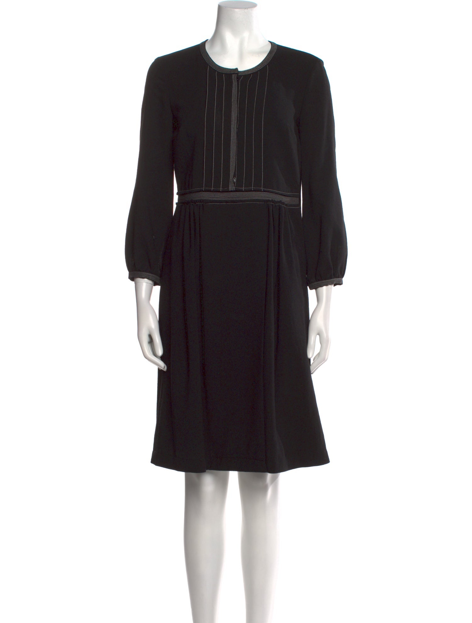 Burberry Brit Wool Knee-Length Dress