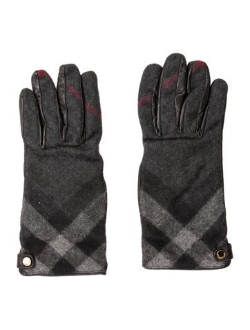 Burberry Brit Winter Accessories Leather Gloves