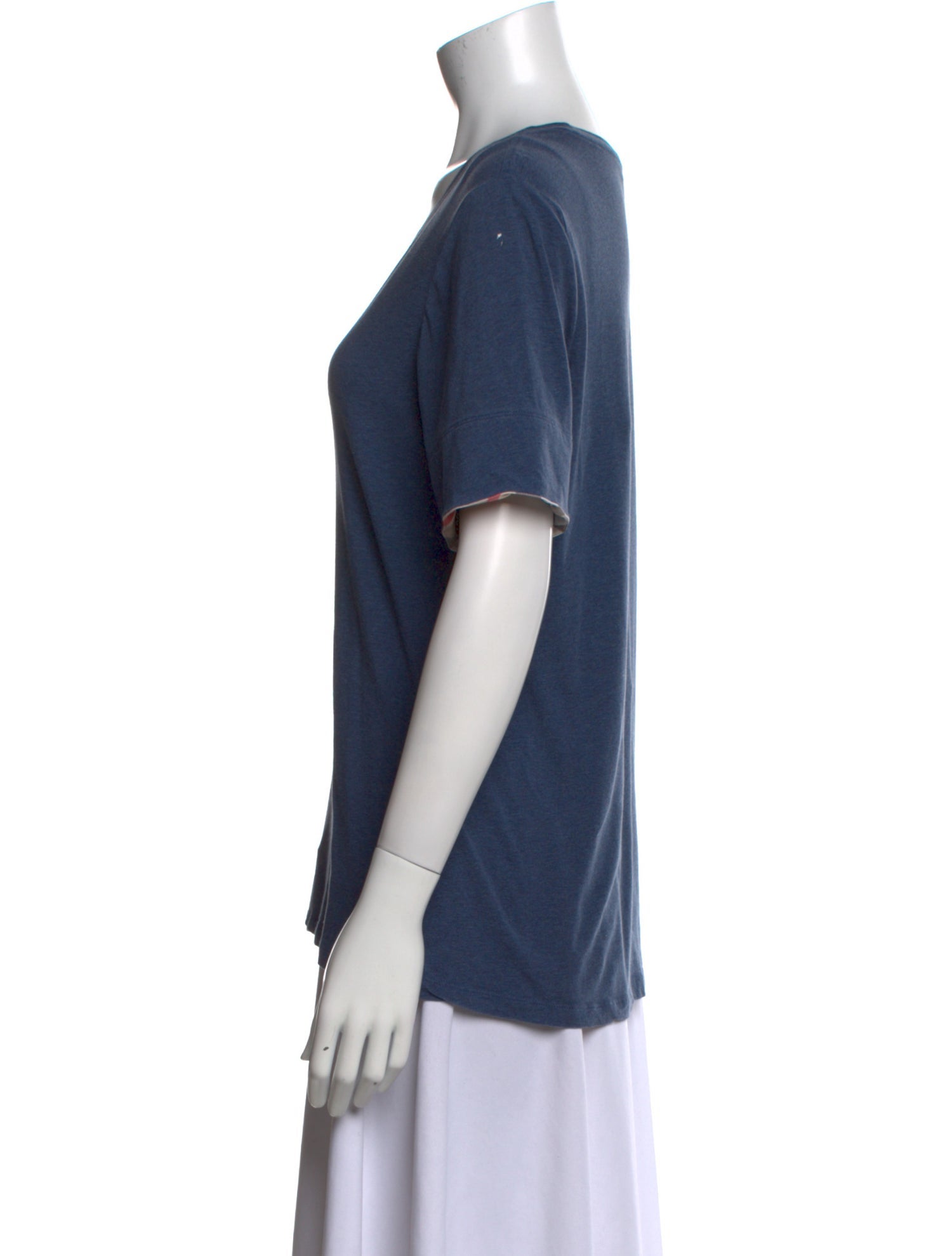 Burberry Brit Scoop Neck Short Sleeve T-Shirt