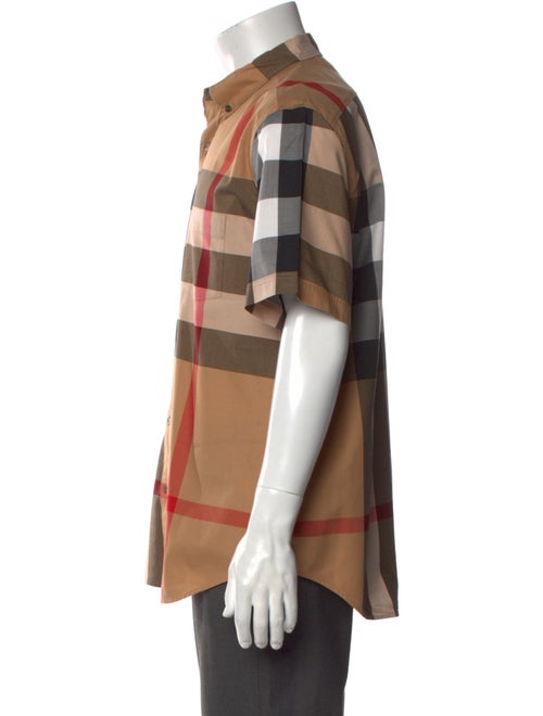 Burberry Brit Exploded Check Pattern Short Sleeve Shirt