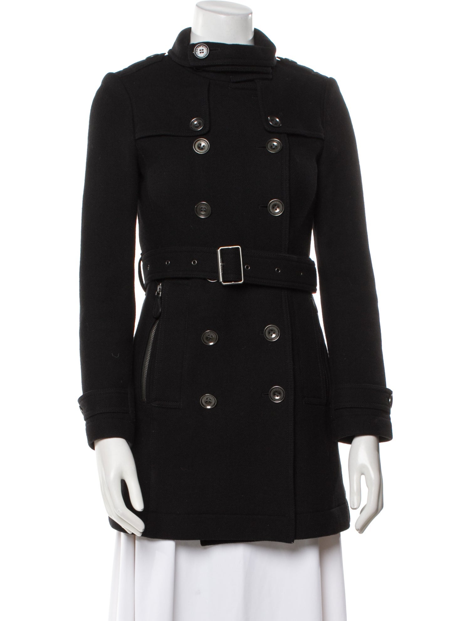 Burberry Brit Wool Peacoat