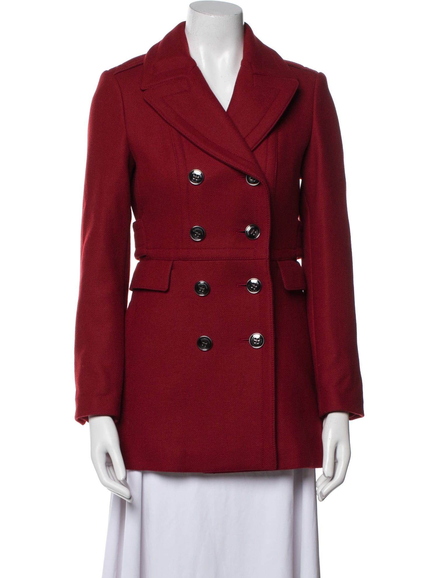 Burberry Brit Virgin Wool Peacoat