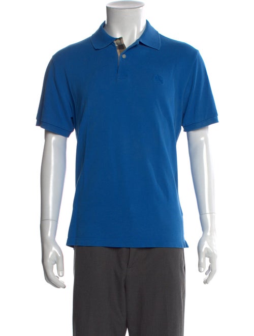 Burberry Brit Nova Check Pattern Collar Polo Shirt