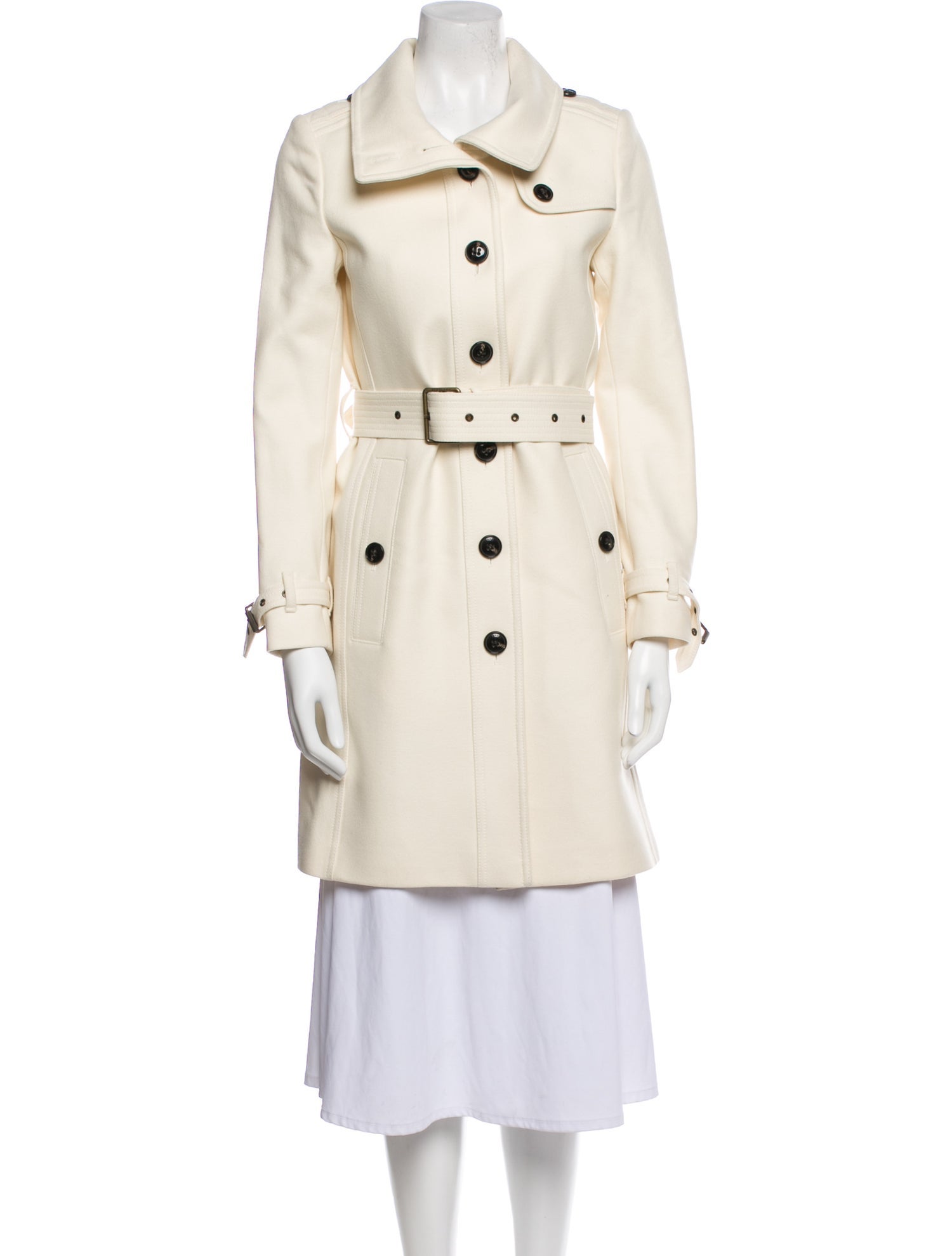 Burberry Brit Virgin Wool Trench Coat