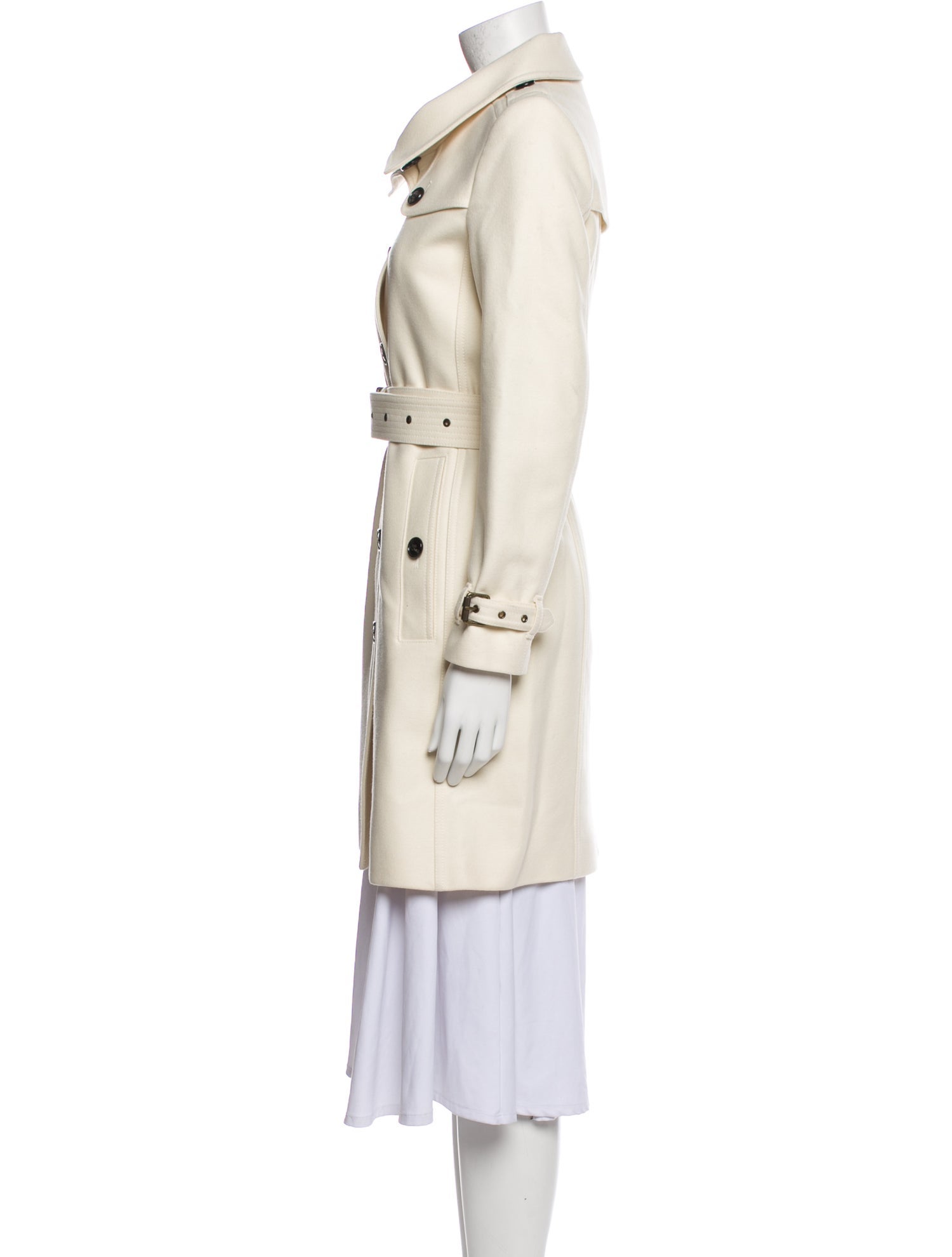 Burberry Brit Virgin Wool Trench Coat