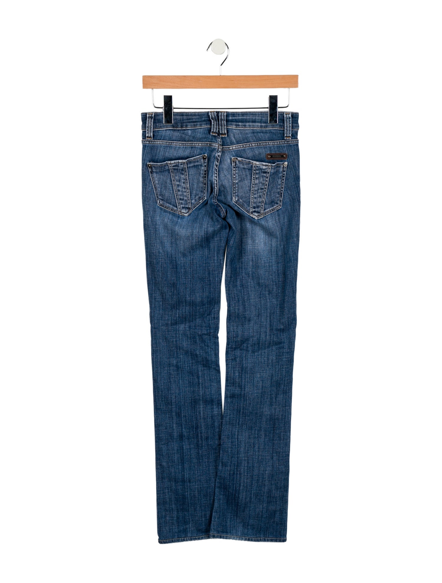 Burberry Brit Low-Rise Straight Leg Jeans