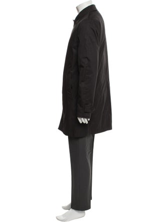 Burberry Brit Nova Check Pattern Overcoat