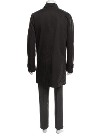 Burberry Brit Nova Check Pattern Overcoat