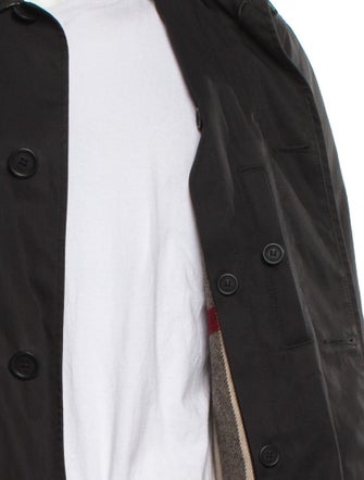 Burberry Brit Nova Check Pattern Overcoat