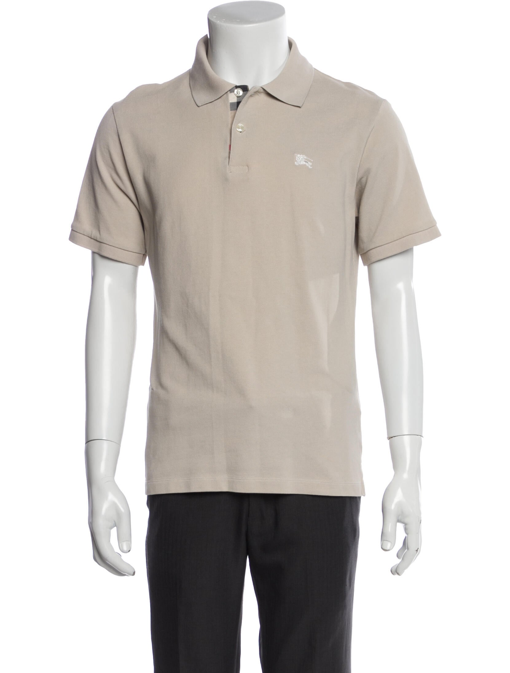 Burberry Brit House Check Pattern Collar Polo Shirt