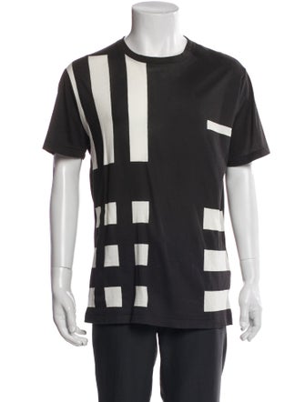 Burberry Brit Colorblock Pattern Crew Neck T-Shirt