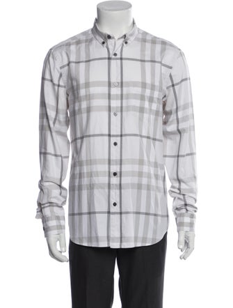 Burberry Brit Nova Check Pattern Long Sleeve Shirt
