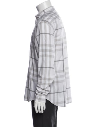 Burberry Brit Nova Check Pattern Long Sleeve Shirt