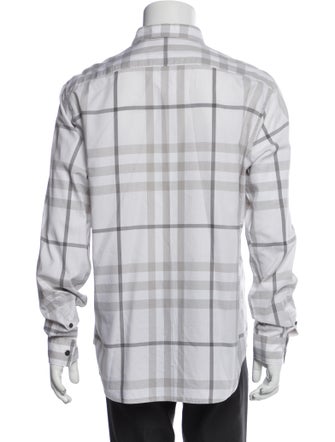 Burberry Brit Nova Check Pattern Long Sleeve Shirt