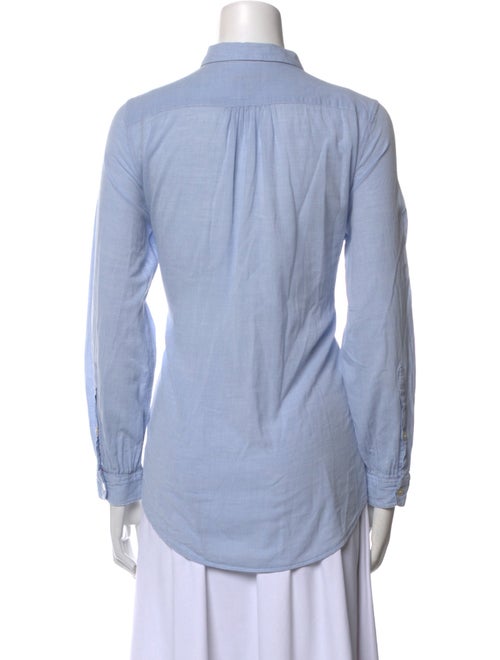 Burberry Brit Long Sleeve Button-Up Top