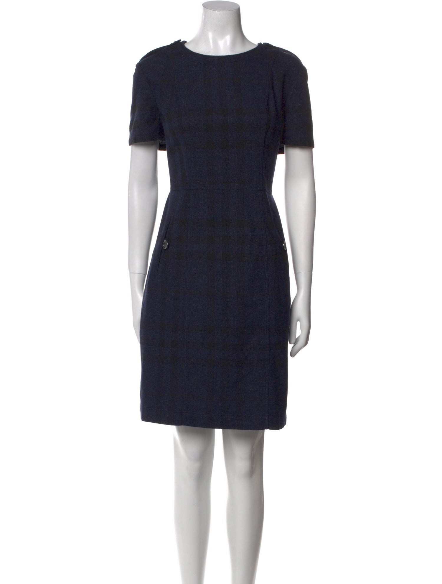 Burberry Brit Virgin Wool Mini Dress