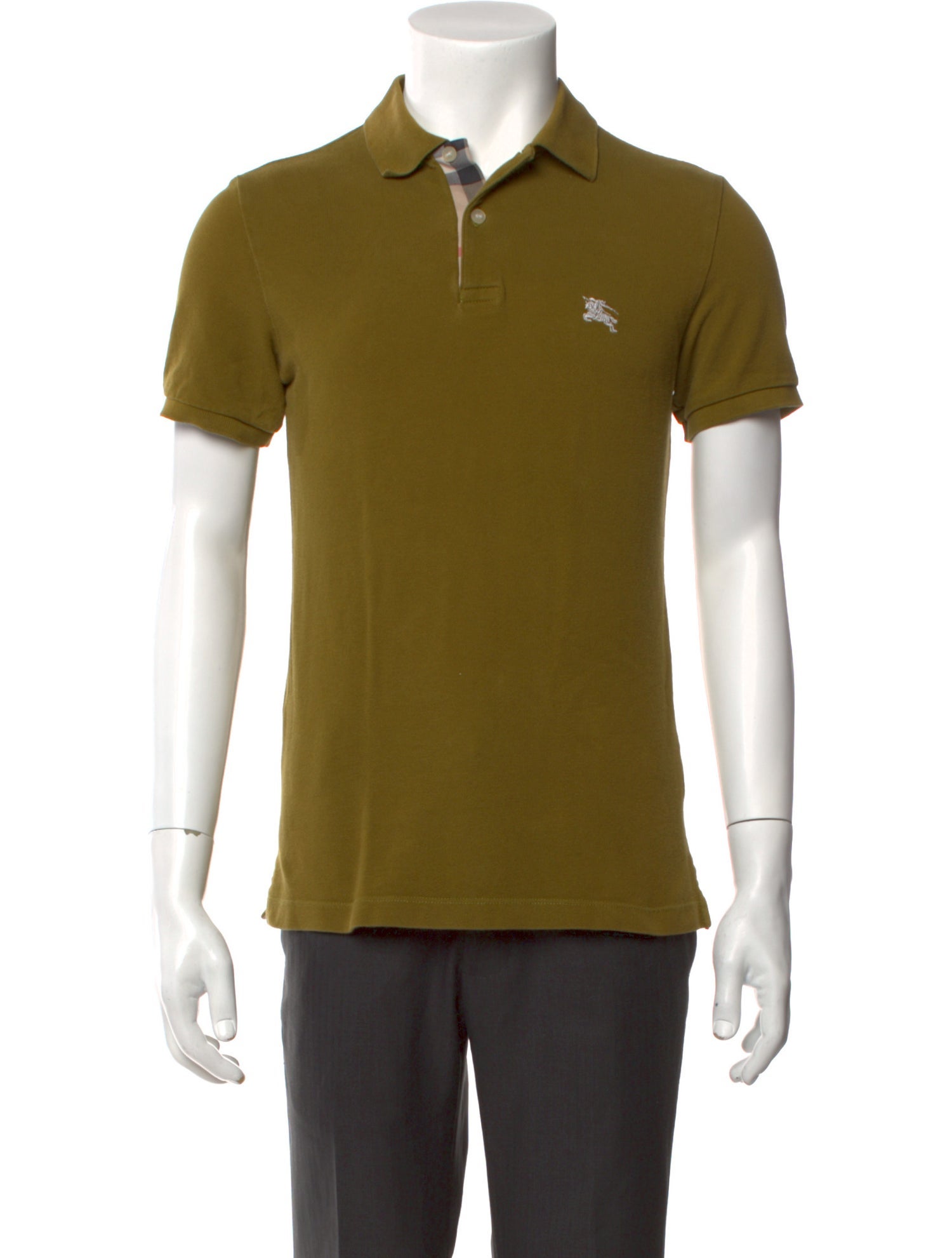 Burberry Brit V-Neck Short Sleeve Polo Shirt