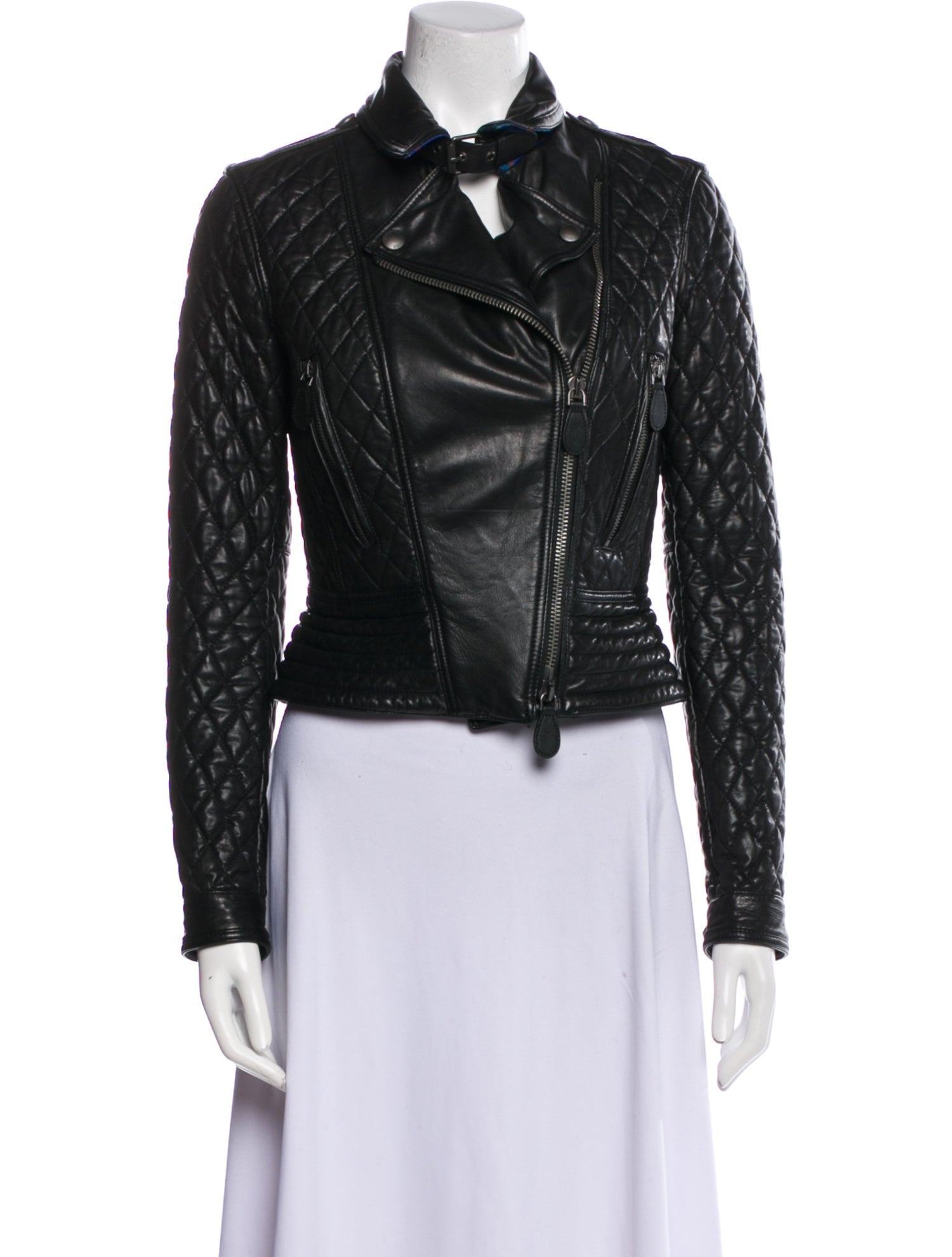 Burberry Brit Leather Biker Jacket