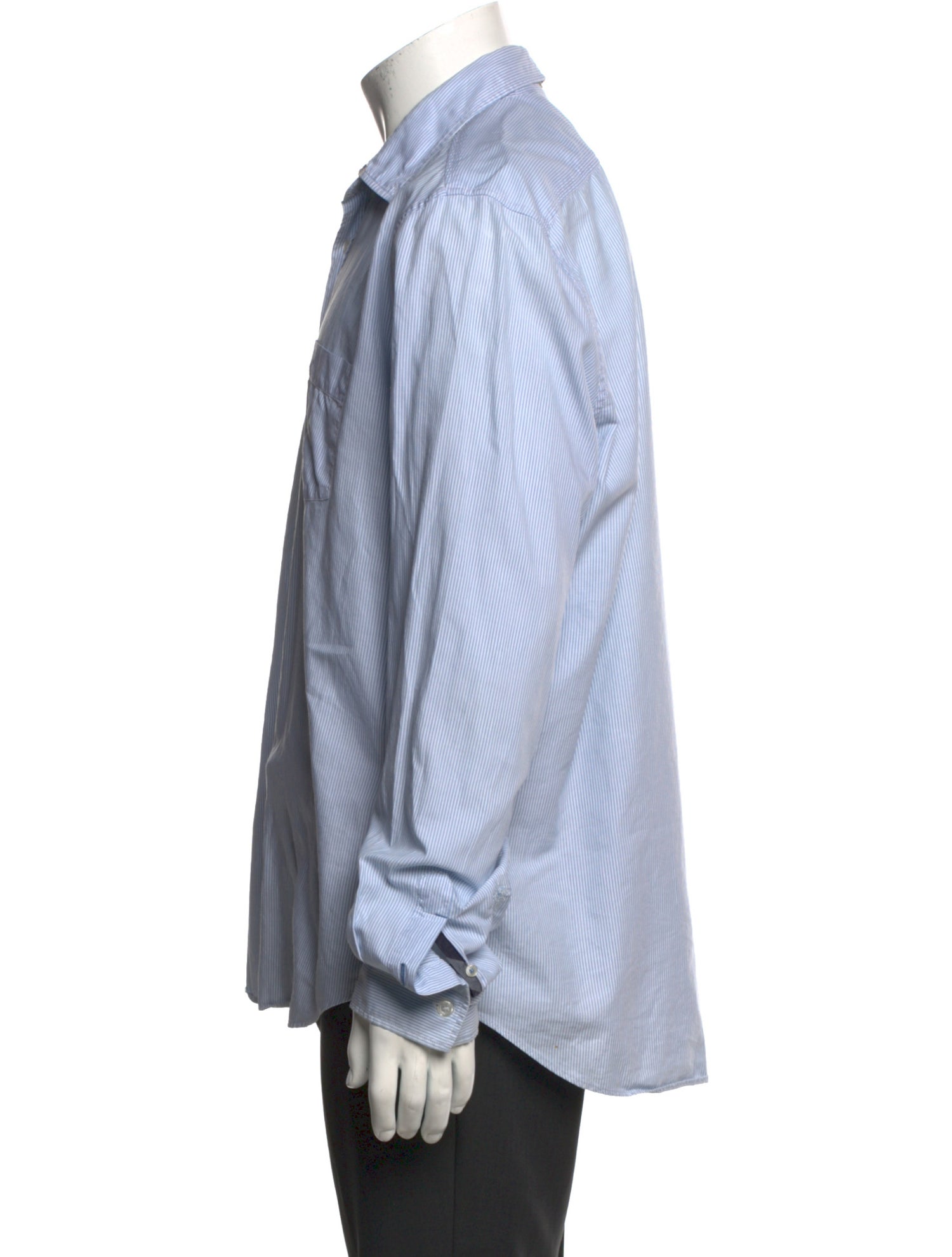 Burberry Brit Striped Long Sleeve Dress Shirt