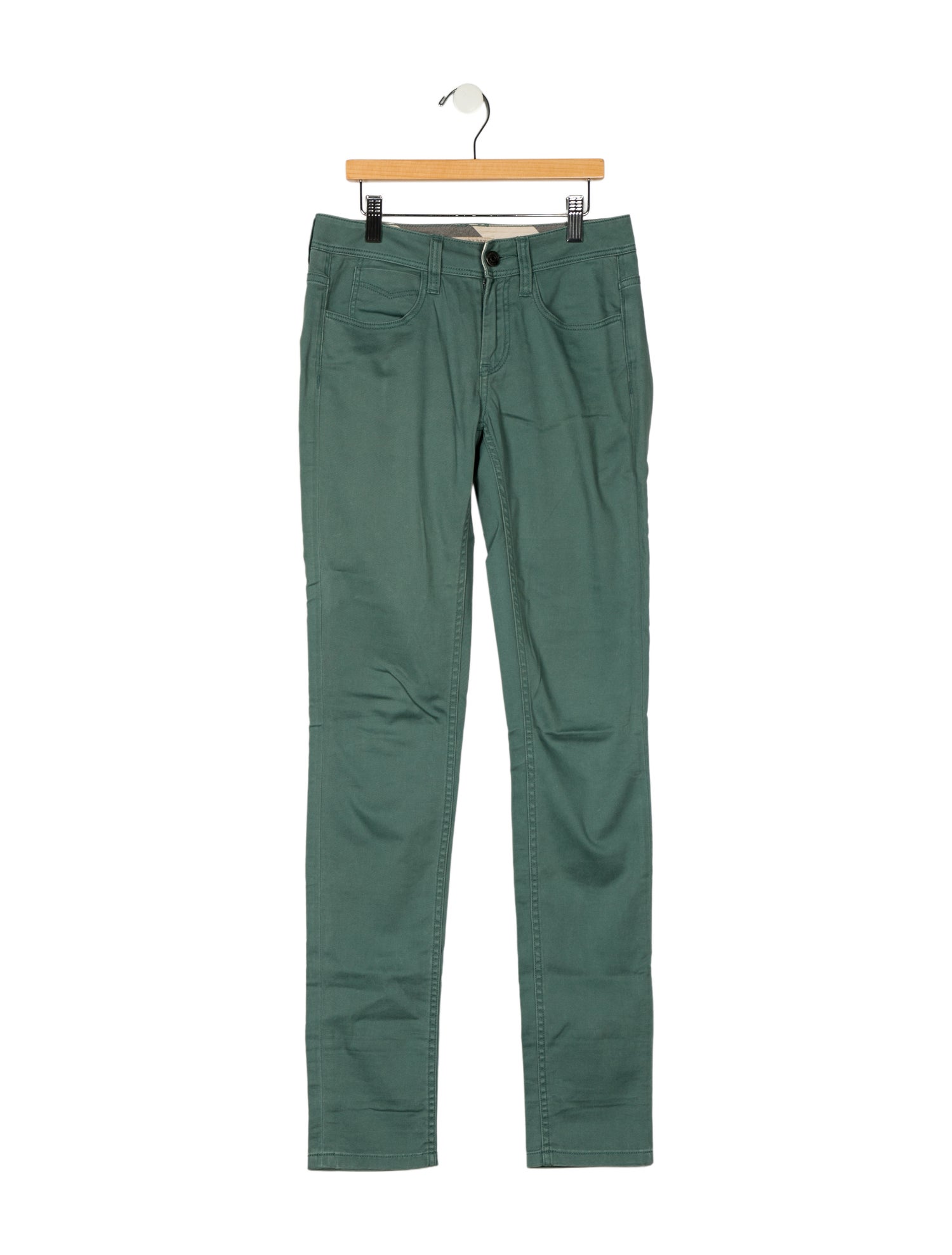 Burberry Brit Mid-Rise Skinny Leg Jeans