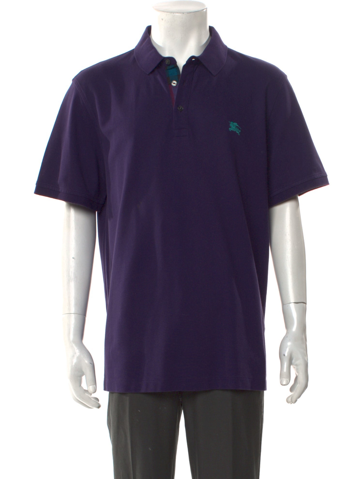 Burberry Brit TB Monogram Collar Polo Shirt