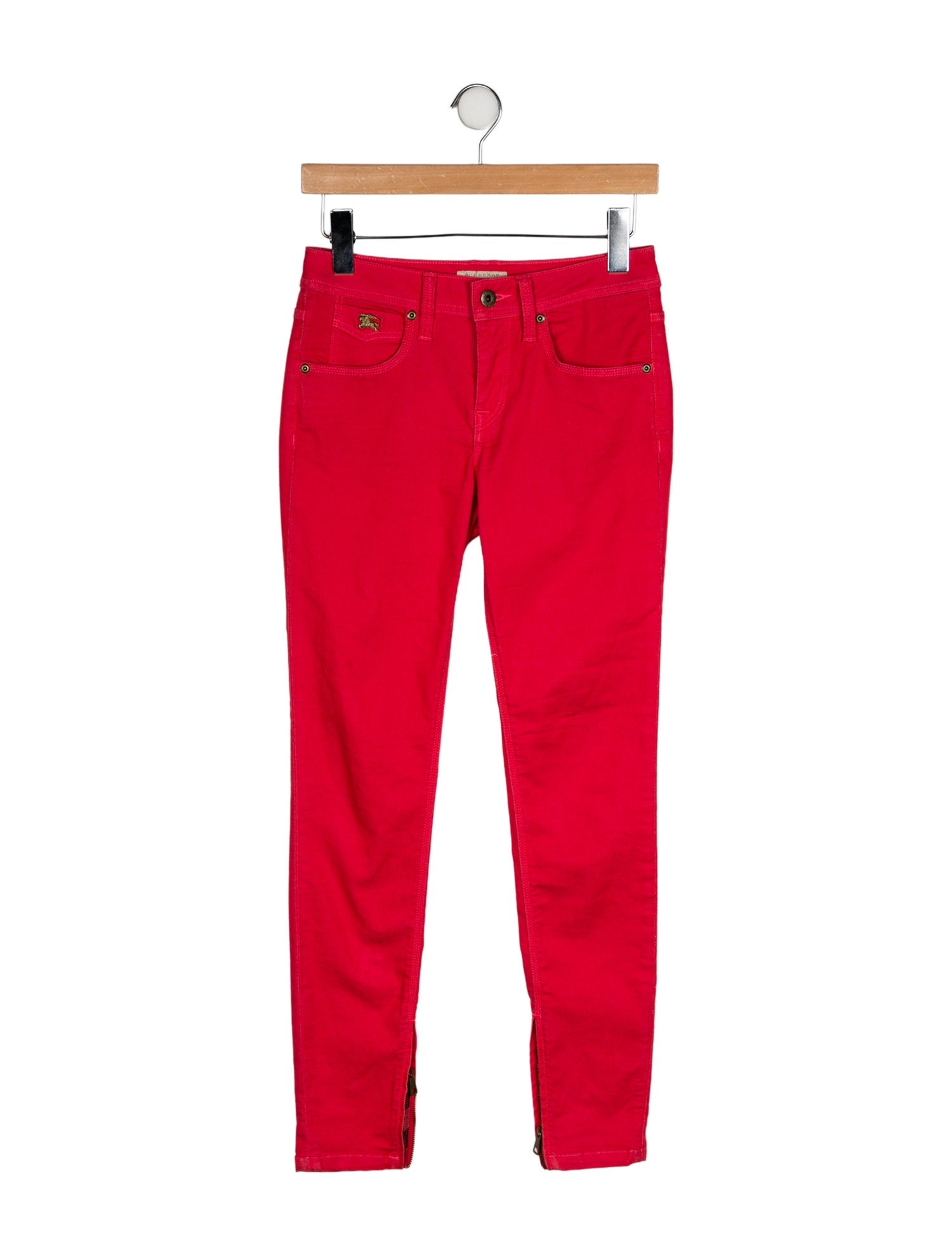 Burberry Brit Mid-Rise Skinny Leg Jeans