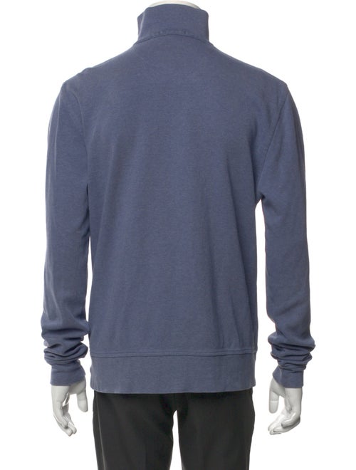 Burberry Brit Nova Check Pattern Turtleneck Sweatshirt