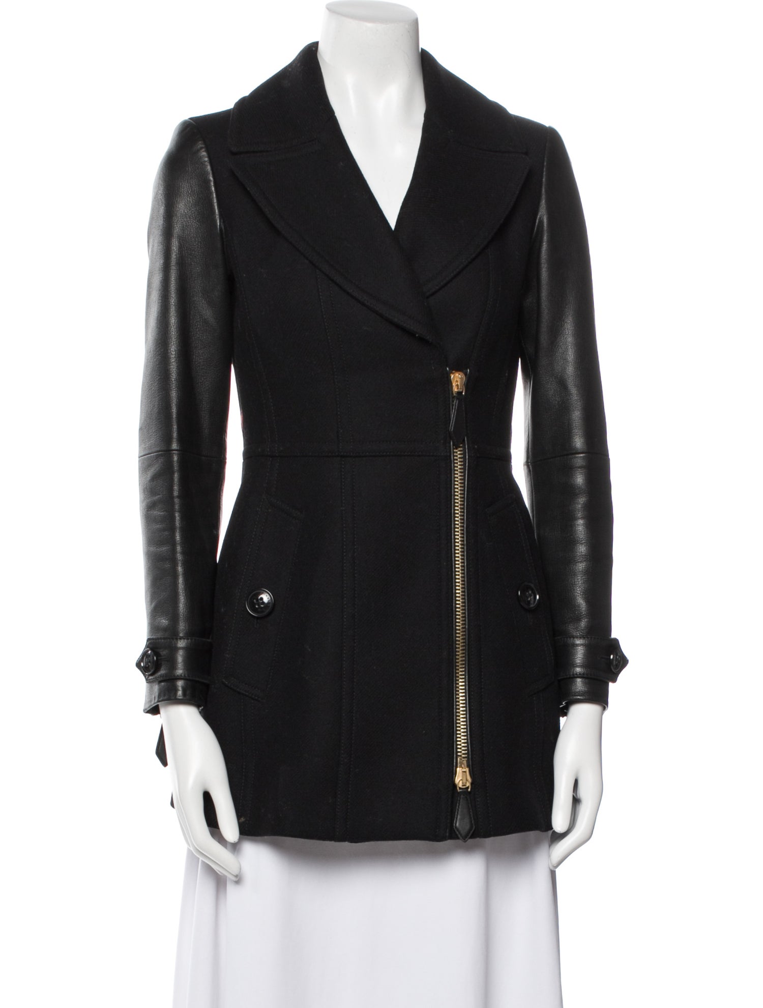 Burberry Brit Virgin Wool Peacoat