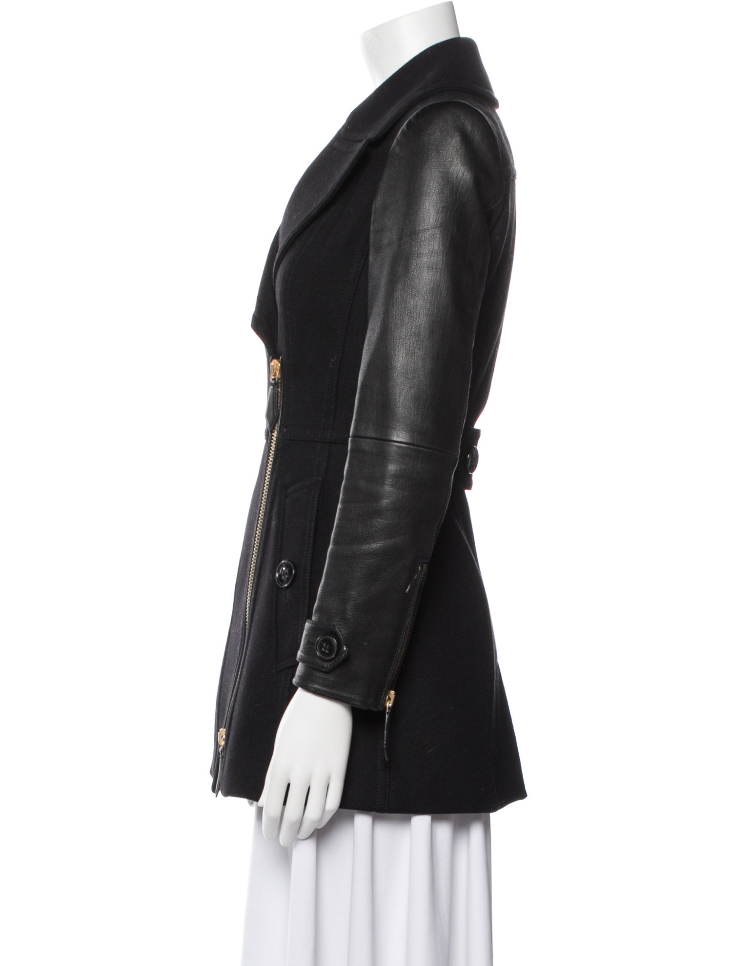 Burberry Brit Virgin Wool Peacoat