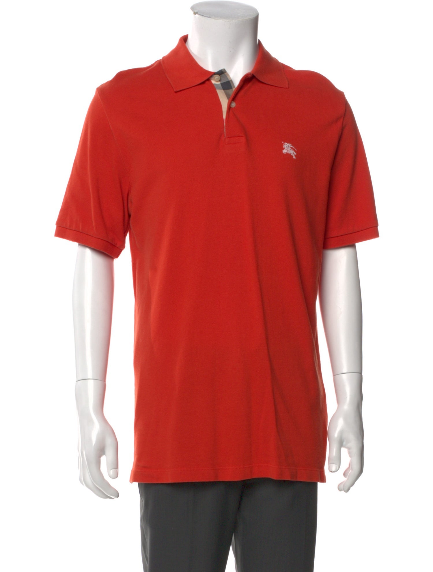 Burberry Brit House Check Pattern Collar Polo Shirt