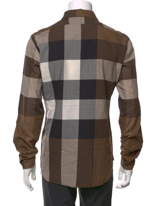 Burberry Brit Exploded Check Pattern Long Sleeve Shirt