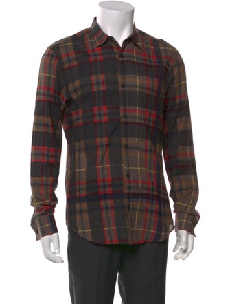 Burberry Brit Exploded Check Pattern Long Sleeve Shirt