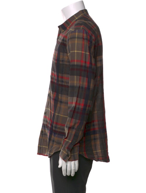 Burberry Brit Exploded Check Pattern Long Sleeve Shirt