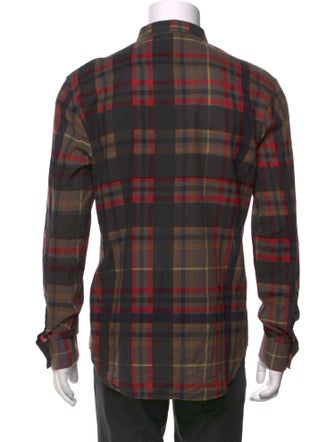 Burberry Brit Exploded Check Pattern Long Sleeve Shirt