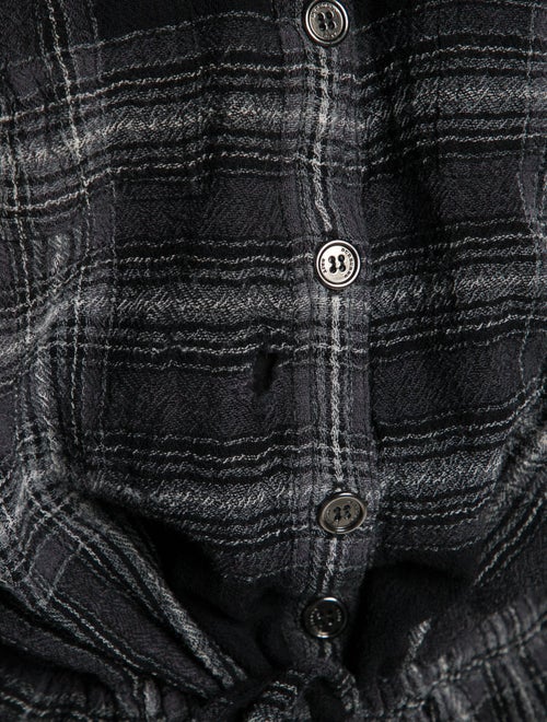 Burberry Brit Plaid Print Mini Dress