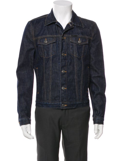 Burberry Brit Nova Check Pattern Trucker Jacket