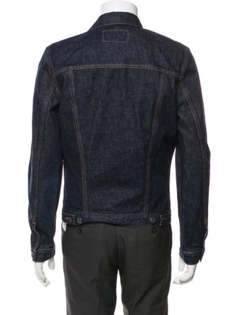 Burberry Brit Nova Check Pattern Trucker Jacket