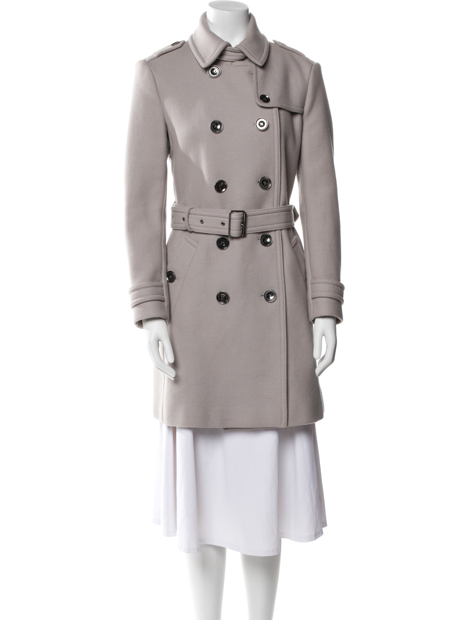 Burberry Brit Virgin Wool Trench Coat