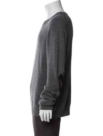 Burberry Brit Exploded Check Pattern Wool Pullover