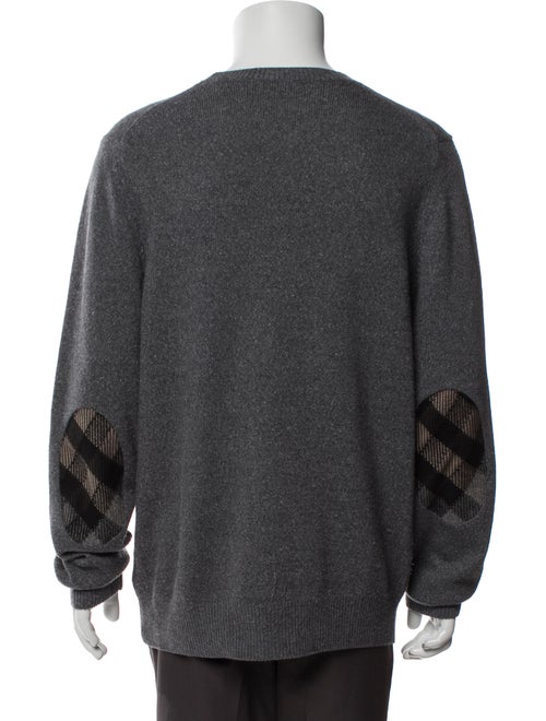 Burberry Brit Exploded Check Pattern Wool Pullover