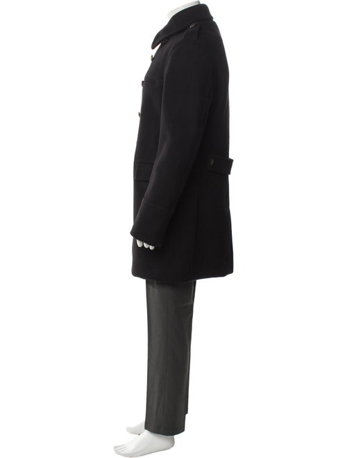 Burberry Brit Exploded Check Pattern Wool Trench Coat