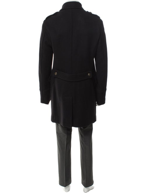 Burberry Brit Exploded Check Pattern Wool Trench Coat