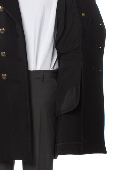 Burberry Brit Exploded Check Pattern Wool Trench Coat