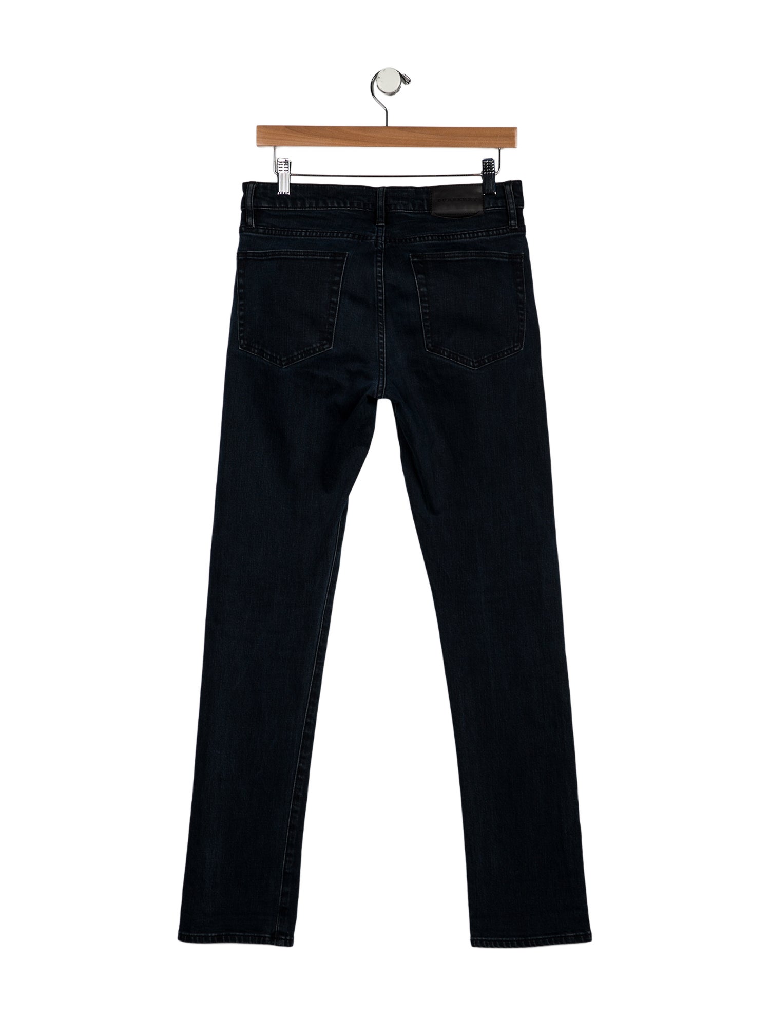 Burberry Brit Mid-Rise Straight Leg Jeans