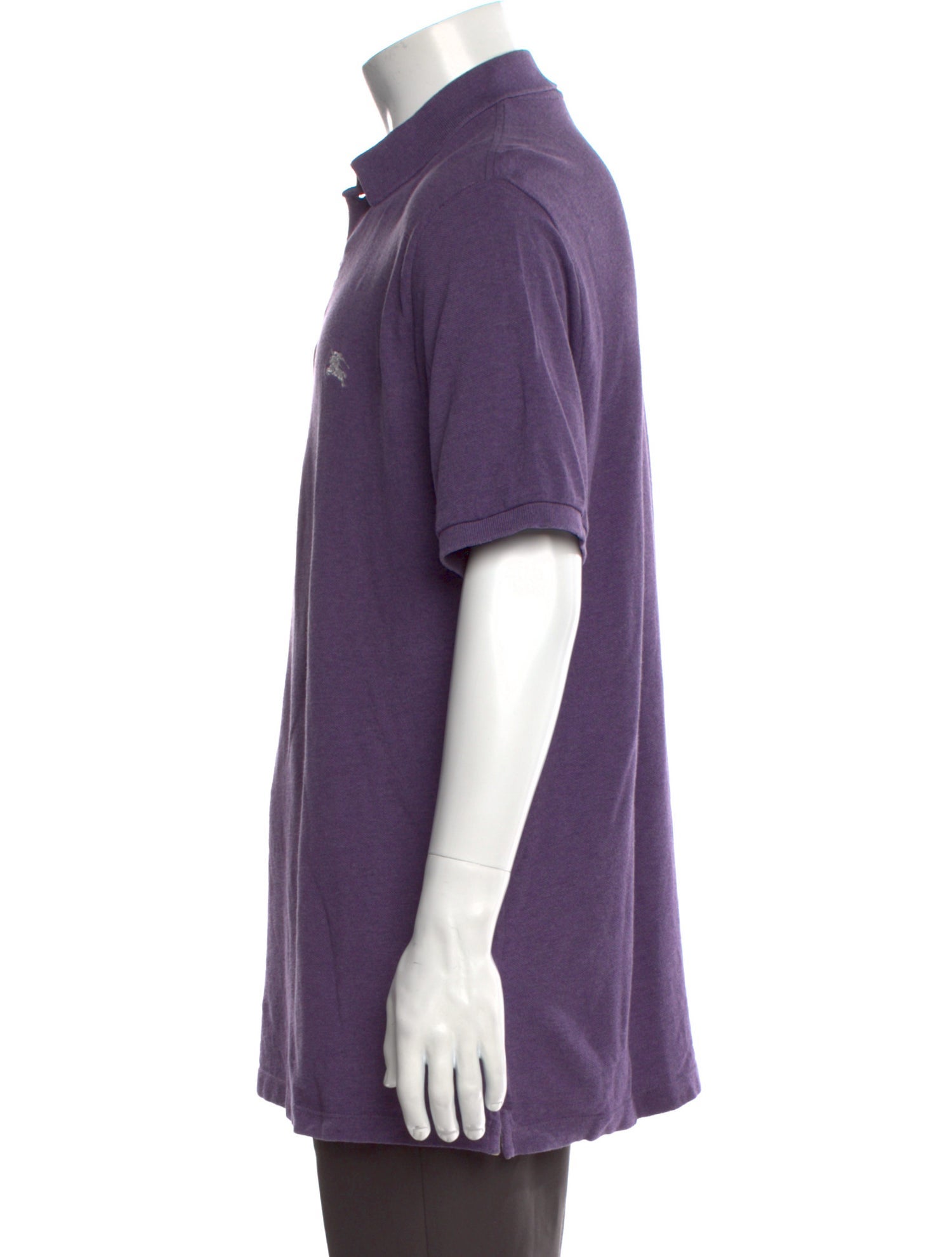 Burberry Brit Nova Check Pattern Crew Neck Polo Shirt