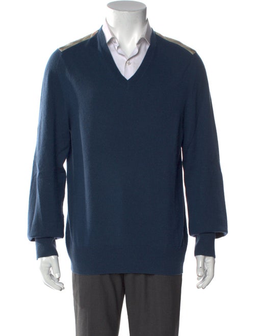 Burberry Brit House Check Pattern Cashmere Pullover