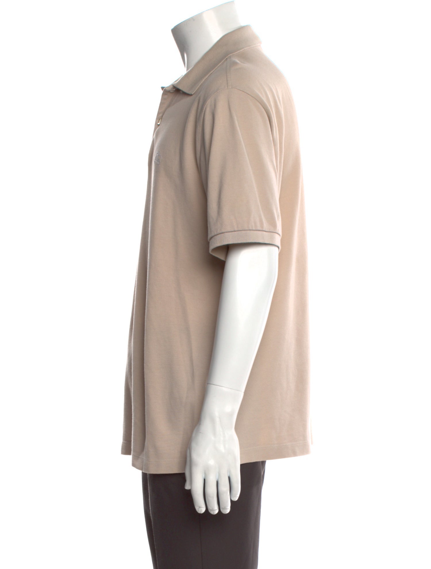 Burberry Brit Nova Check Pattern Crew Neck Polo Shirt